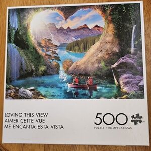 NWT Buffalo Games 'Loving This View' 500-Piece Puzzle